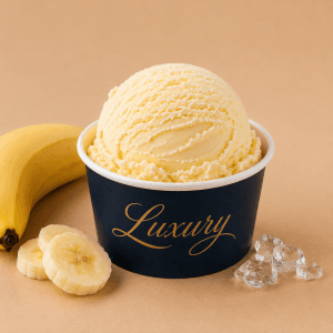 Banana Swirl Luxury Ice Cream