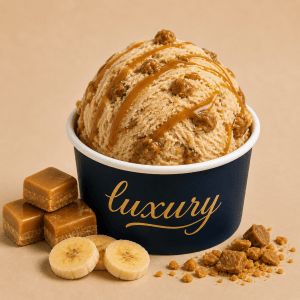 Banoffee Fudge Luxury Ice Cream 5ltr
