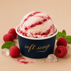 Raspberry Ripple Soft Scoop