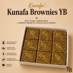 kunafa brownies YB