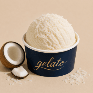 Coconut Swiss Chocolate Gelato