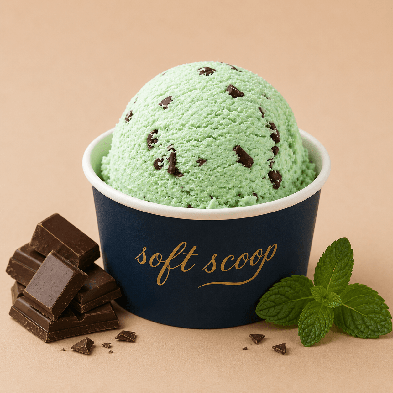 Soft Scoop Mint Ice Cream