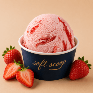 Strawberry Soft Scoop