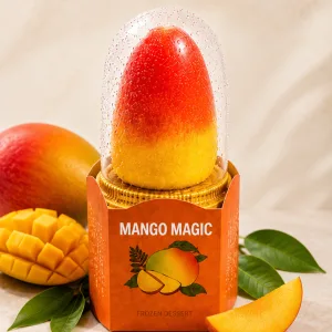Frosty Mango Magic ice cream
