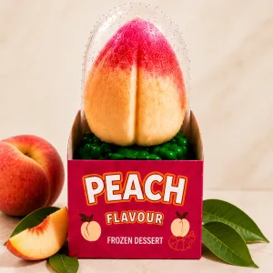 Frosty Peach Ice cream