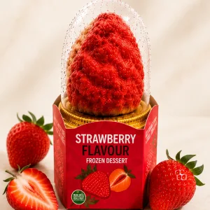 Frosty Strawberry Ice cream